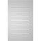 Ekena Millwork Vertical Surface Mount PVC Gable Vent: Functional, w/ 2"W x 2"P Brickmould Sill Frame, 16"W x 26"H GVPVE16X2603SF - alternate 2